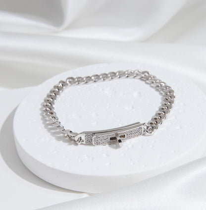 [moco jewelrys]KELLY KETTE SILBER DIAMANTENARMBAND