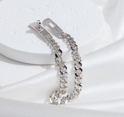 [moco jewelrys]KELLY KETTE SILBER DIAMANTENARMBAND