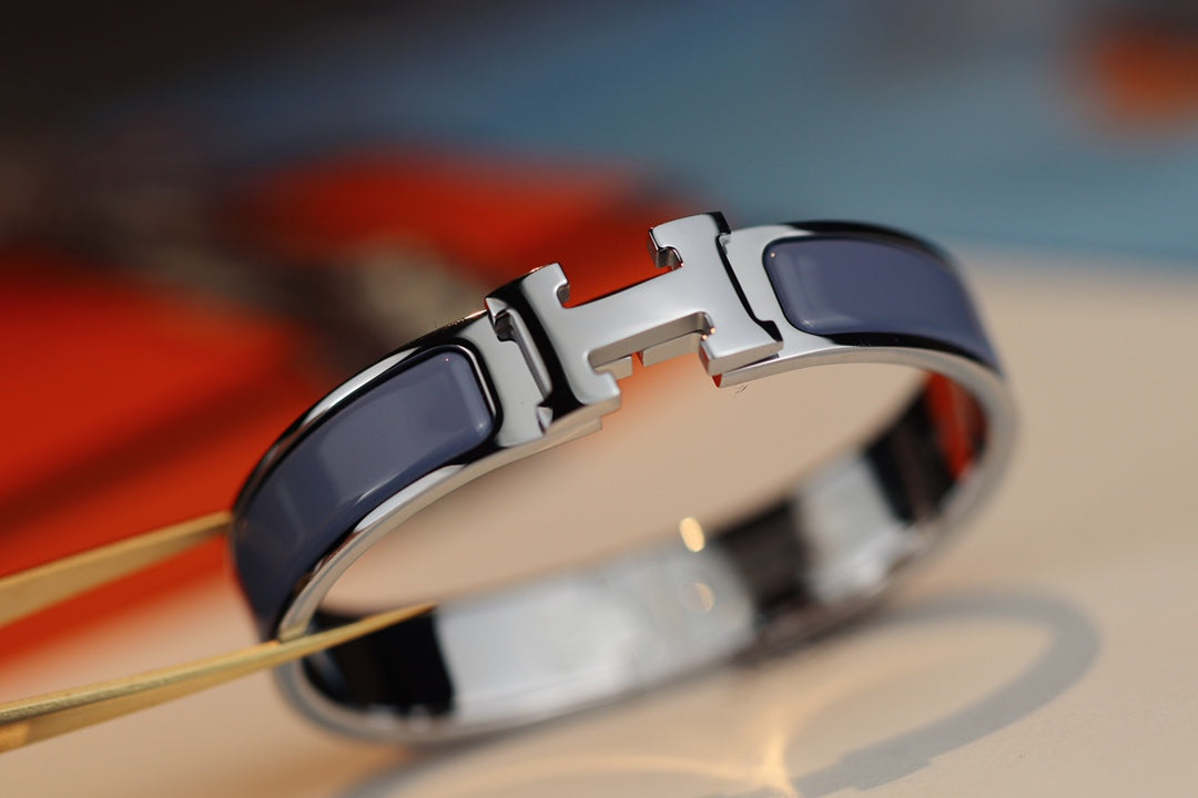 [moco jewelrys]H-ARMBAND 12MM BLAU GRAU