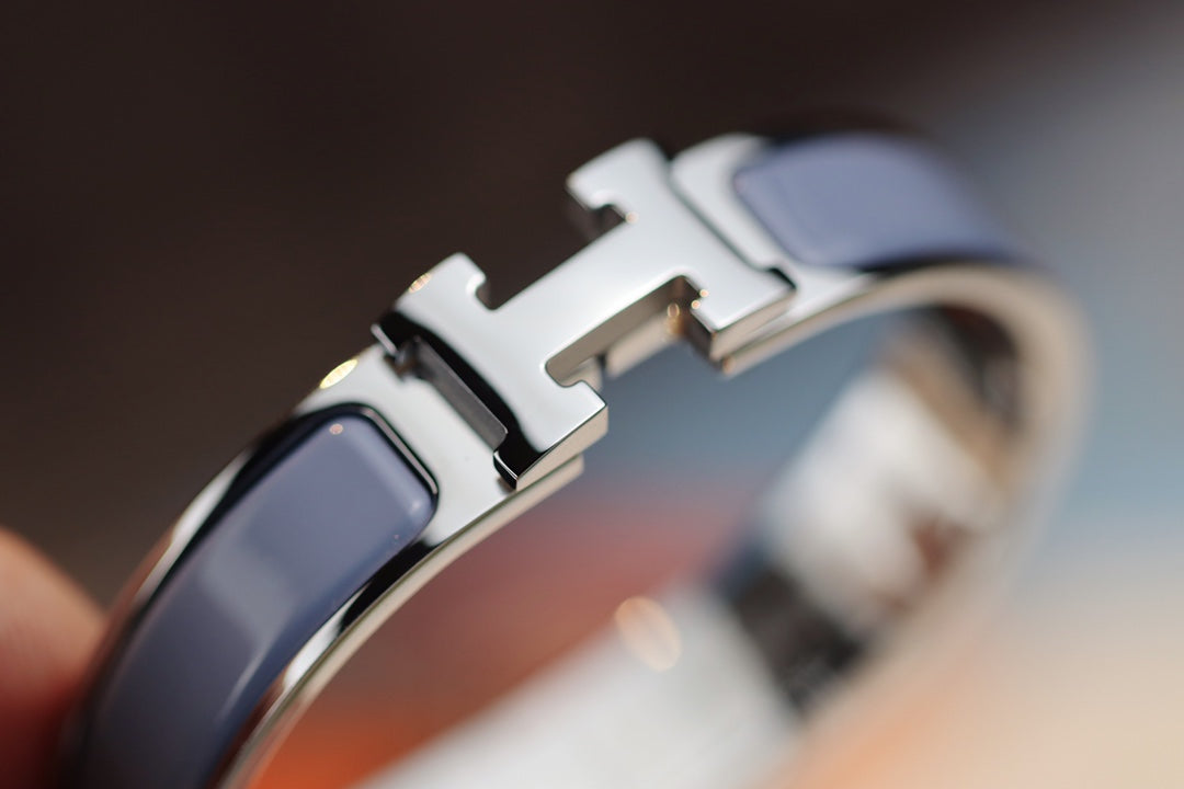[moco jewelrys]H-ARMBAND 12MM BLAU GRAU