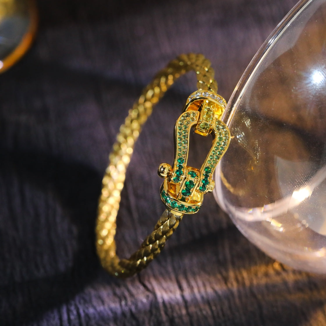[moco jewelrys]FORCE 10 GOLD GRÜN DIAMANT BESETZT
