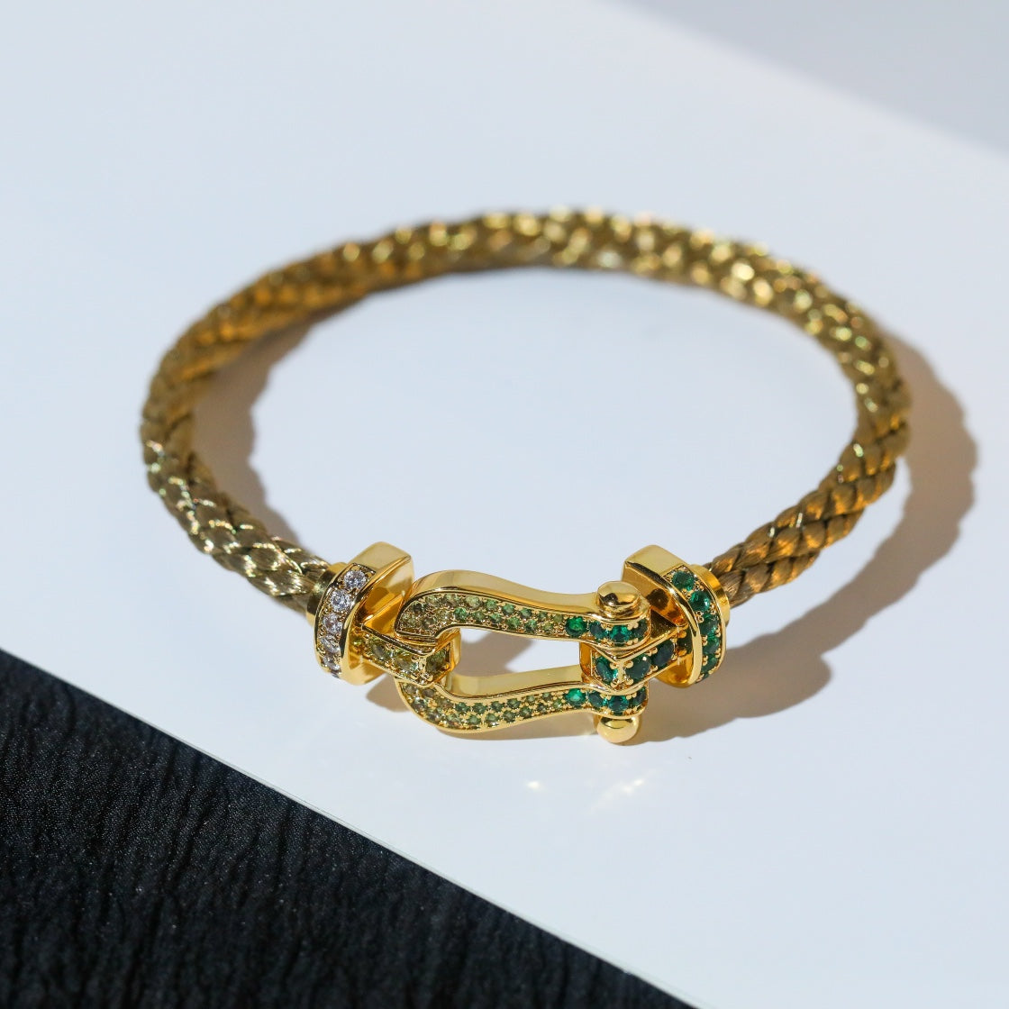 [moco jewelrys]FORCE 10 GOLD GRÜN DIAMANT BESETZT