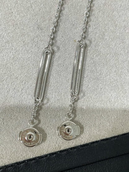 [moco jewelrys]CHAINE CHAOS DIAMOND DROP-OHRRINGE