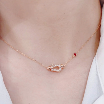 [moco jewelrys]FORCE 10 DIAMANT ROSÉGOLD HALSKEТTE