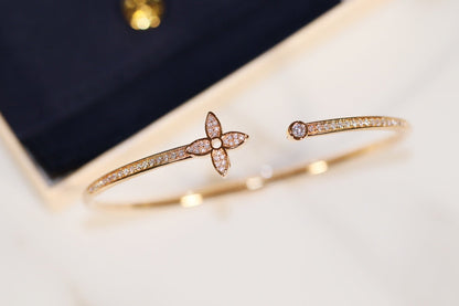 [moco jewelrys]IDYLLE GOLD OFFENER ARMBAND DIAMANT BESETZT