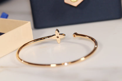 [moco jewelrys]IDYLLE GOLD OFFENER ARMBAND DIAMANT BESETZT