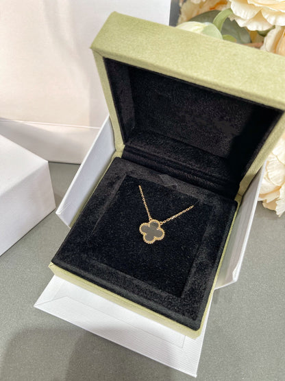 [moco jewelrys]KLEE BERGKRISTALL ROSÉGOLD-HALSKETTE