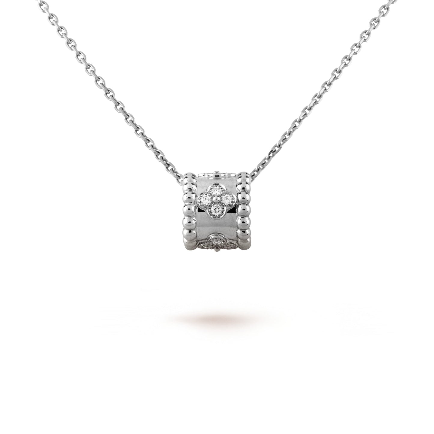 [moco jewelrys]PERLEE ANHÄNGER SILBER DIAMANTEN HALSKETTE