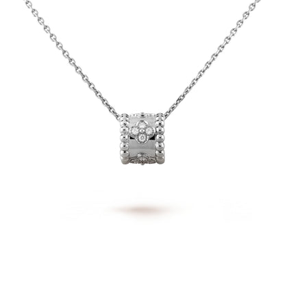 [moco jewelrys]PERLEE ANHÄNGER SILBER DIAMANTEN HALSKETTE