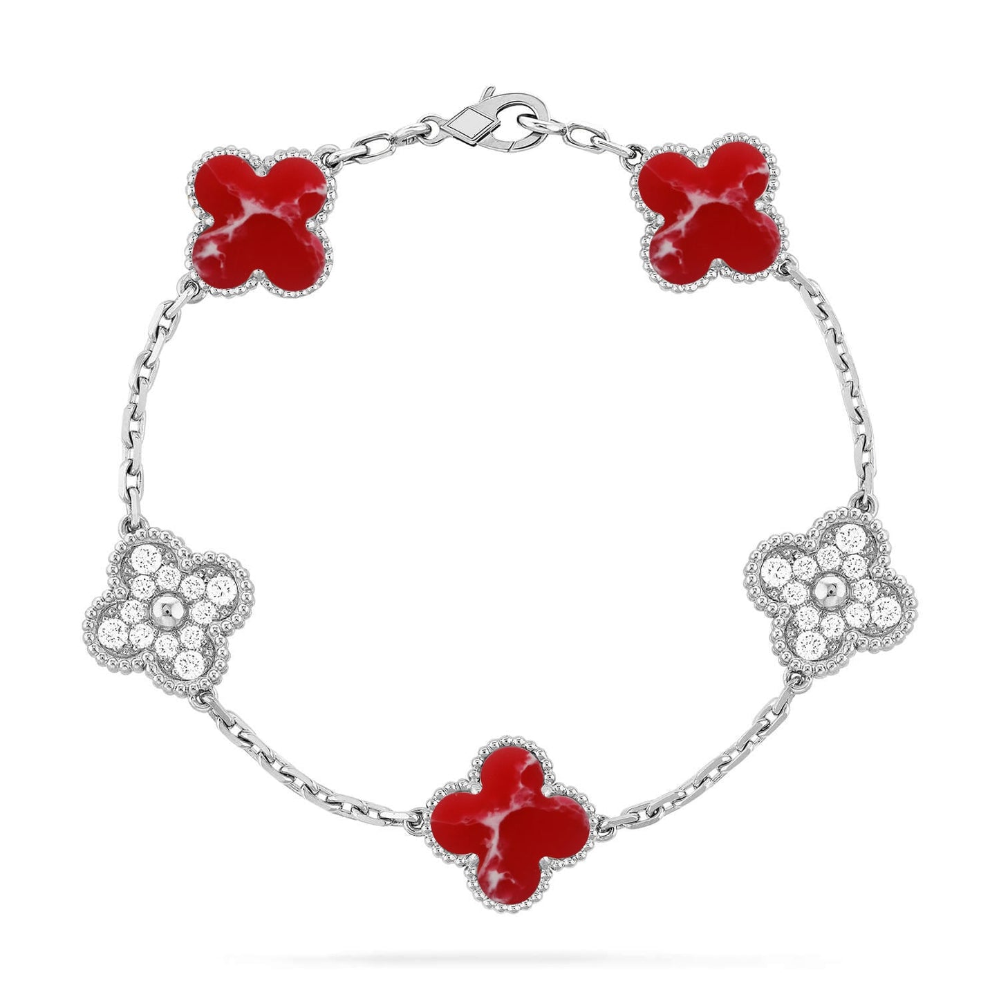 [Moco jewelrys]KLEE 5 MOTIV ROTES MUSTER ARMBANDKOLLEKTION
