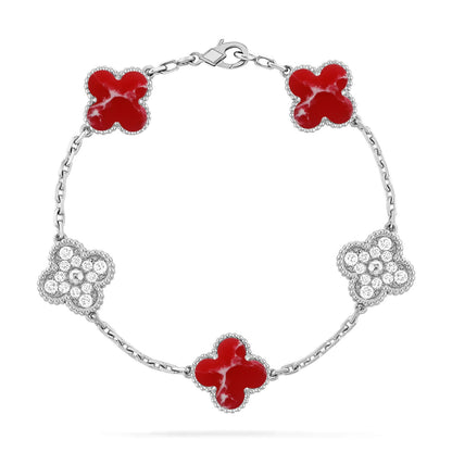 [Moco jewelrys]KLEE 5 MOTIV ROTES MUSTER ARMBANDKOLLEKTION