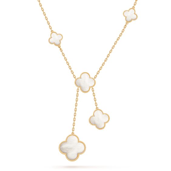 [moco jewelrys]KLEE PERLMUTT KETTE 6 MOTIVE