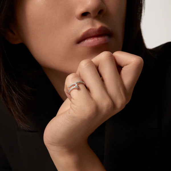[moco jewelrys]JUSTE RING 1.8MM SILBER DIAMANTEN