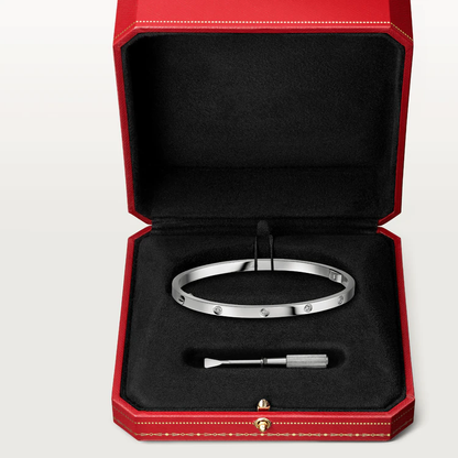[moco jewelrys]LIEBESARMBAND 3.65MM 10 DIAMANTEN