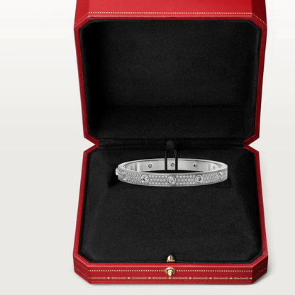 [moco jewelrys]LIEBESARMREIFEN 6.1MM DIAMANT-GEPFLASTERT 10 GROSSE DIAMANTEN