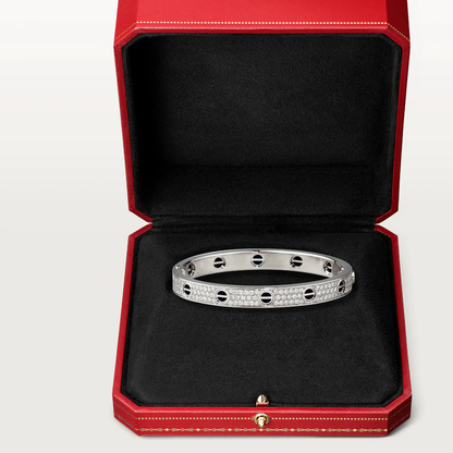 [moco jewelrys]LIEBESARMBAND 6.1MM DIAMANTBESETZT KERAMIK