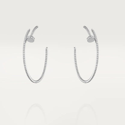[moco jewelrys]JUSTE OHRRINGE VOLLE DIAMANTEN 1.8MM