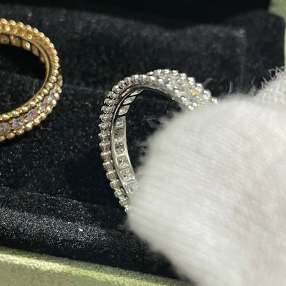 [moco jewelrys]PERLEE DIAMANT SILBERRING