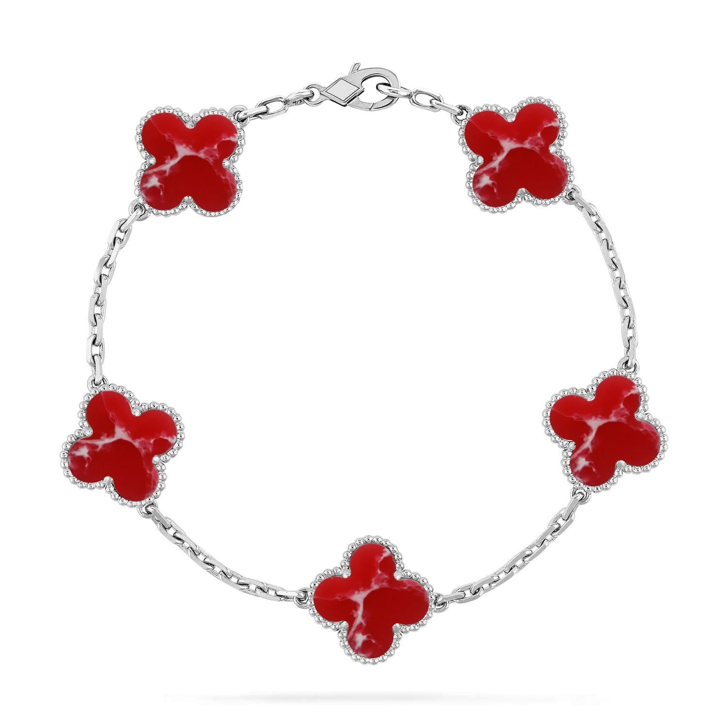 [Moco jewelrys]KLEE 5 MOTIV ROTES MUSTER ARMBANDKOLLEKTION