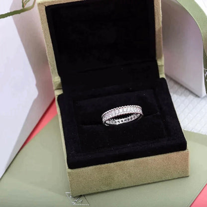[moco jewelrys]PERLEE DIAMANT SILBERRING