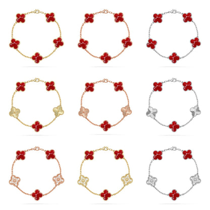 [Moco jewelrys]KLEE 5 MOTIV ROTES MUSTER ARMBANDKOLLEKTION