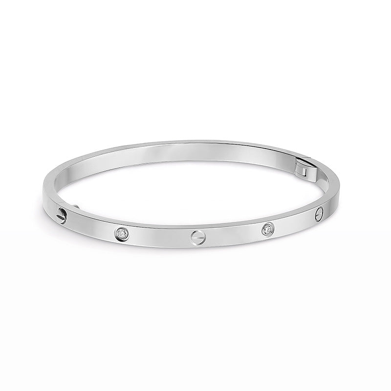 [moco jewelrys]LIEBESARMREIF 3.65MM 6 DIAMANTEN