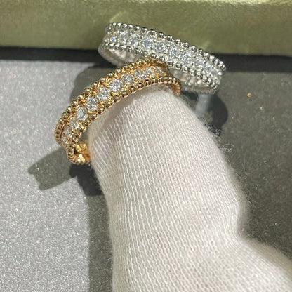 [moco jewelrys]PERLEE DIAMANT SILBERRING