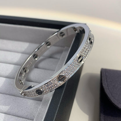 [moco jewelrys]LIEBESARMBAND 6.1MM DIAMANTBESETZT KERAMIK