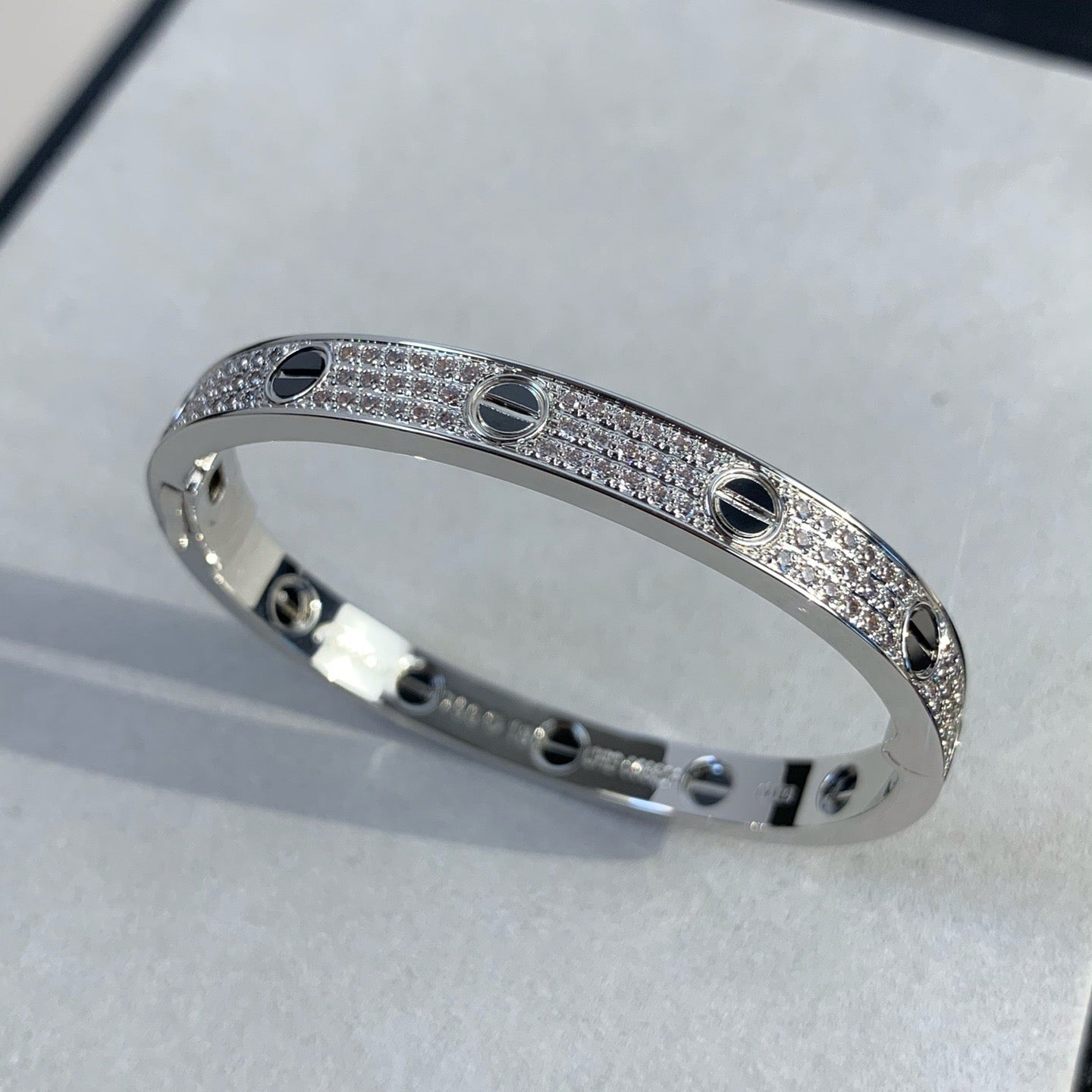 [moco jewelrys]LIEBESARMBAND 6.1MM DIAMANTBESETZT KERAMIK