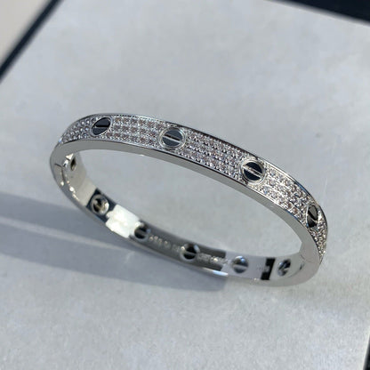 [moco jewelrys]LIEBESARMBAND 6.1MM DIAMANTBESETZT KERAMIK