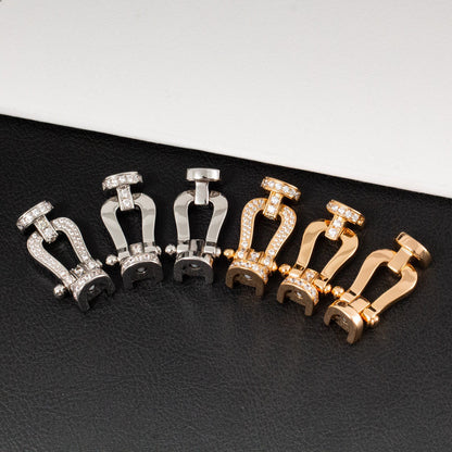 [moco jewelrys]FORCE GROSSES HUFEISEN VOLLDIAMANTEN ARMBAND GOLD