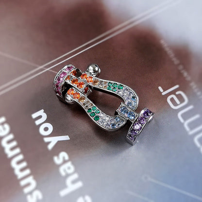 [moco jewelrys]FORCE GROSSER HUFEISENVERSCHLUSS METALLARMREIF