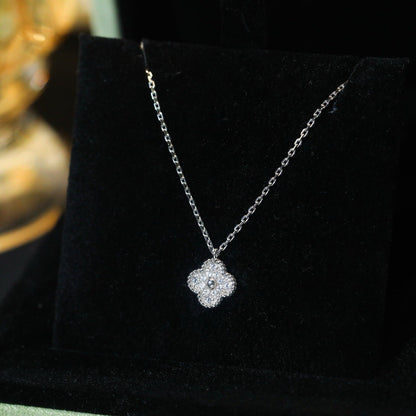 [moco jewelrys]KLEE MINI 9.5MM ANHÄNGER DIAMANT HALSKETTE