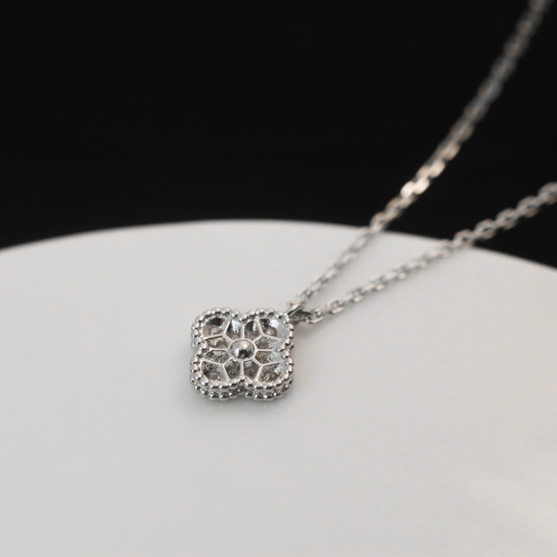 [moco jewelrys]KLEE MINI 9.5MM ANHÄNGER DIAMANT HALSKETTE