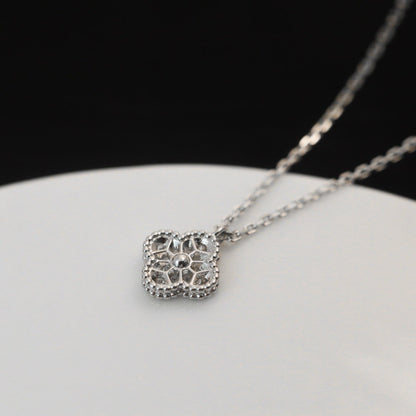 [moco jewelrys]KLEE MINI 9.5MM ANHÄNGER DIAMANT HALSKETTE