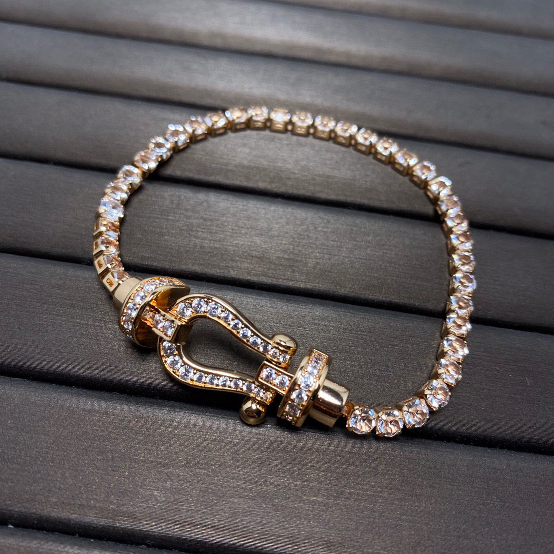 [moco jewelrys]FORCE HUFEISEN DIAMANT TENNISARMREIF