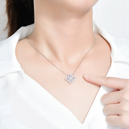 [moco jewelrys]LOOP-HALSKETTE VOLL MOTIV DIAMANT 16MM MEHRERE FARBEN