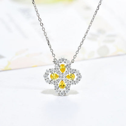 [moco jewelrys]LOOP-HALSKETTE VOLL MOTIV DIAMANT 16MM MEHRERE FARBEN
