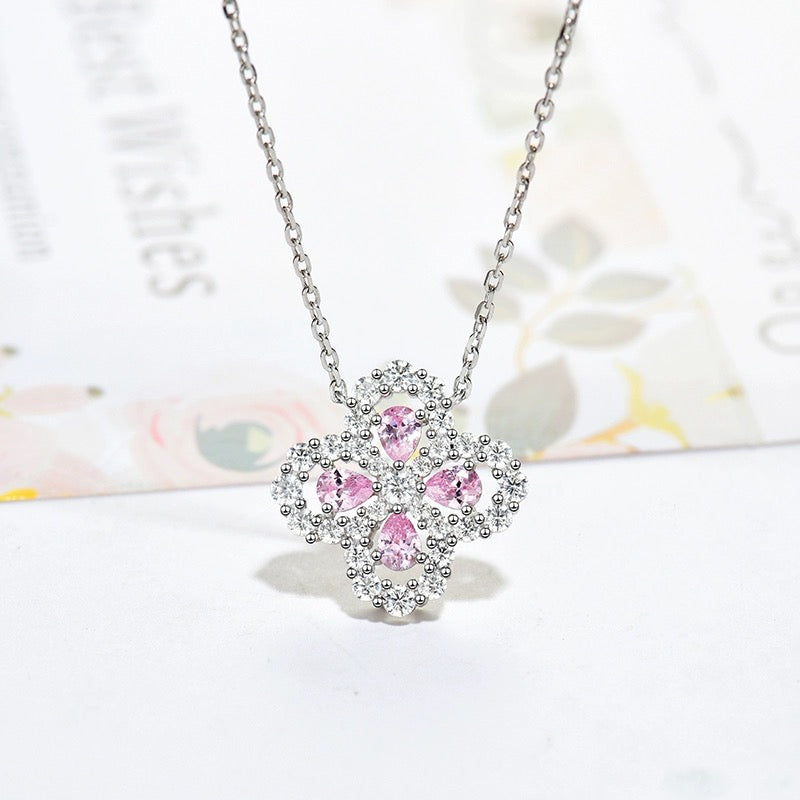 [moco jewelrys]LOOP-HALSKETTE VOLL MOTIV DIAMANT 16MM MEHRERE FARBEN