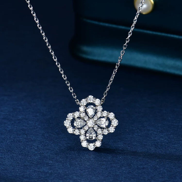 [moco jewelrys]LOOP-HALSKETTE VOLL MOTIV DIAMANT 16MM MEHRERE FARBEN