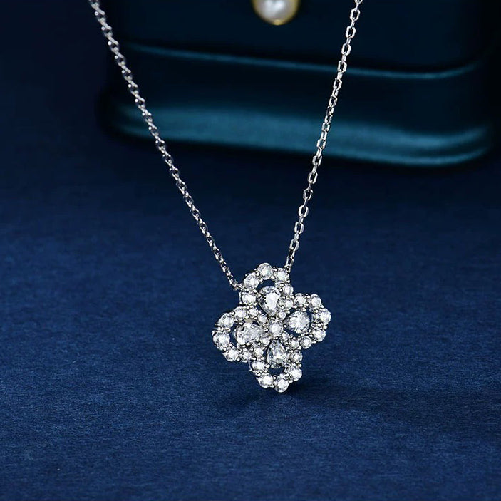 [moco jewelrys]LOOP-HALSKETTE VOLL MOTIV DIAMANT 16MM MEHRERE FARBEN
