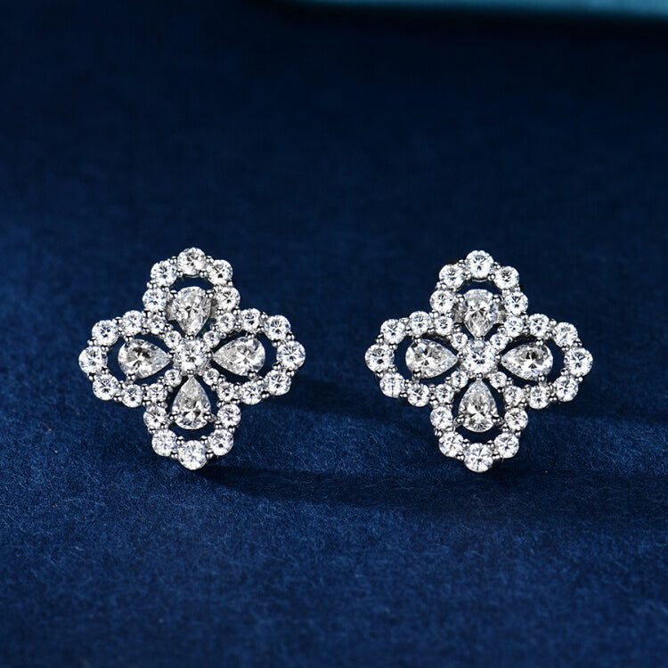 [moco jewelrys]CREOLEN VOLL MOTIV DIAMANT 16MM