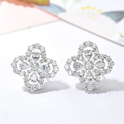 [moco jewelrys]CREOLEN VOLL MOTIV DIAMANT 16MM