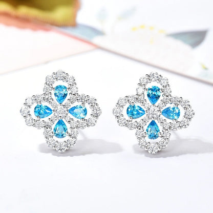 [moco jewelrys]CREOLEN VOLL MOTIV DIAMANT 16MM