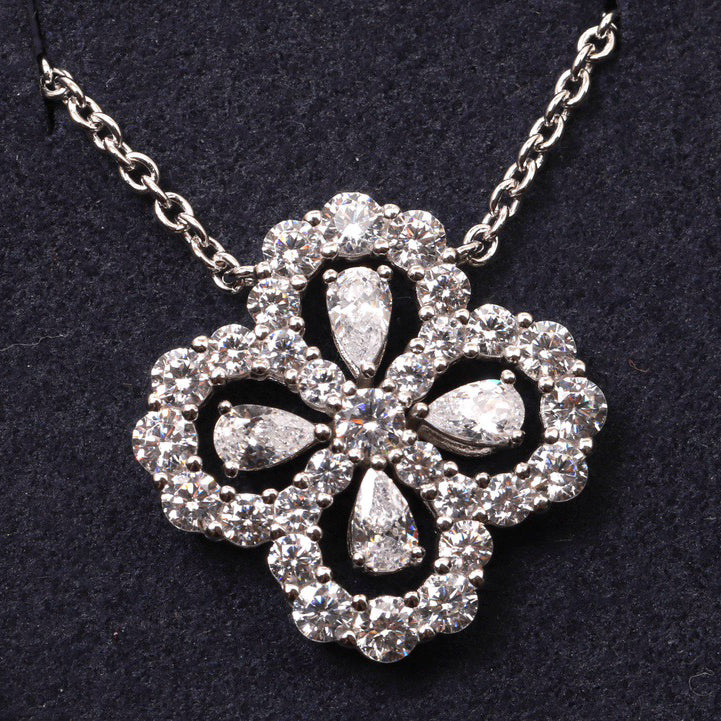 [moco jewelrys]LOOP-HALSKETTE VOLL MOTIV DIAMANT 16MM MEHRERE FARBEN