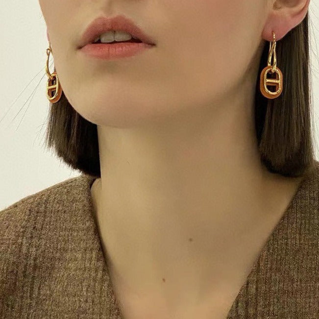 [moco jewelrys]HM O'MAILLON GOLD OHRRINGE