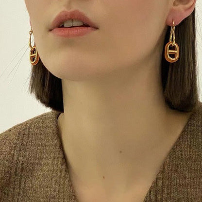[moco jewelrys]HM O'MAILLON GOLD OHRRINGE