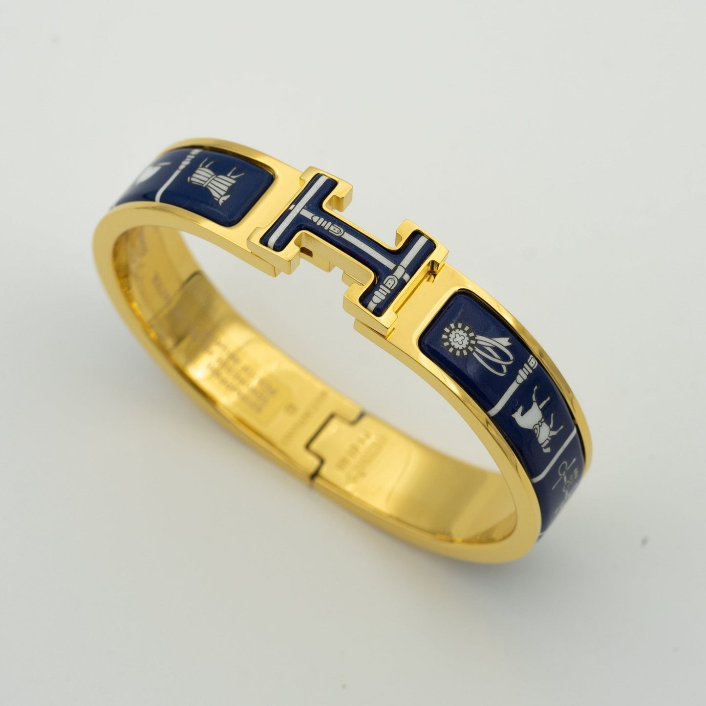 [moco jewelrys]H-ARMREIF BLAUE KERAMIK