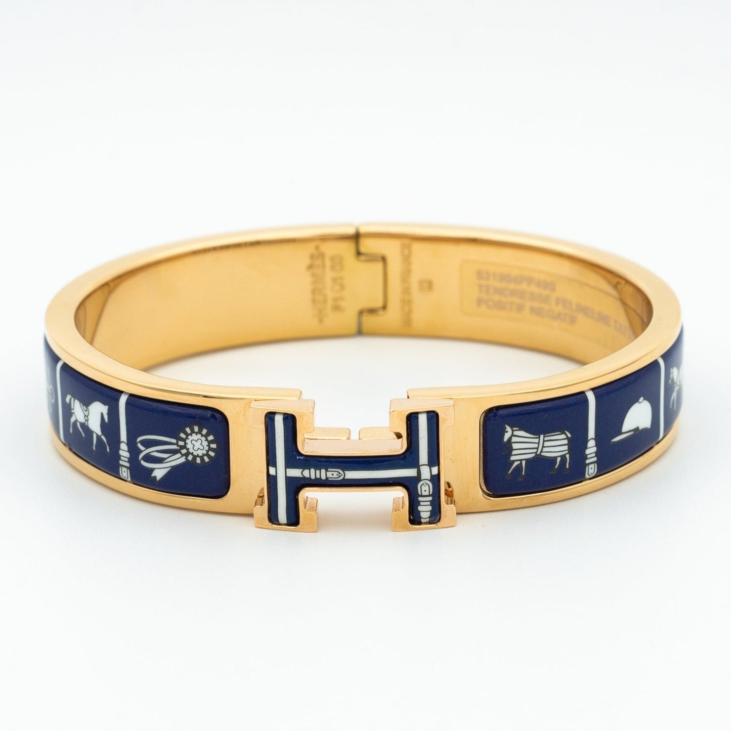 [moco jewelrys]H-ARMREIF BLAUE KERAMIK