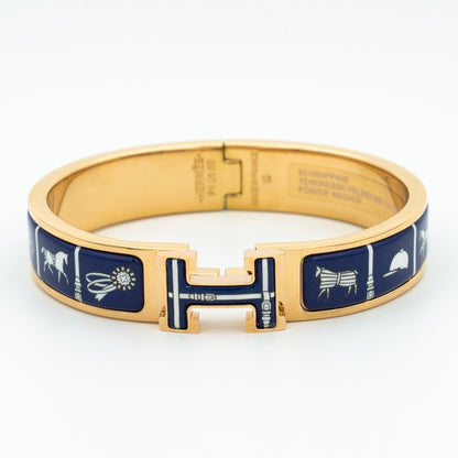 [moco jewelrys]H-ARMREIF BLAUE KERAMIK